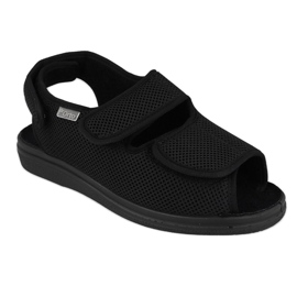 Scarpe da uomo Orto Befado 676M007 nero 4