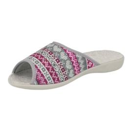 Scarpe da donna Befado pu 254D133 rosa grigio 2