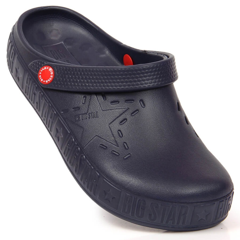 Pantofole in schiuma Big Star II275002 blu navy kroks 1