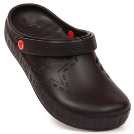 Pantofole da bambino nere Kroks nere Big Star II375001 nero 1
