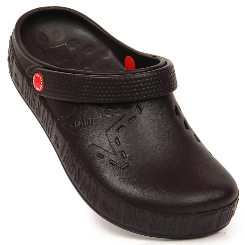 Pantofole da bambino nere Kroks nere Big Star II375001 nero 1