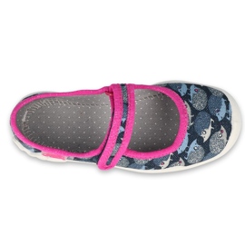 Scarpe per bambini Befado 114Y466 blu navy rosa 3