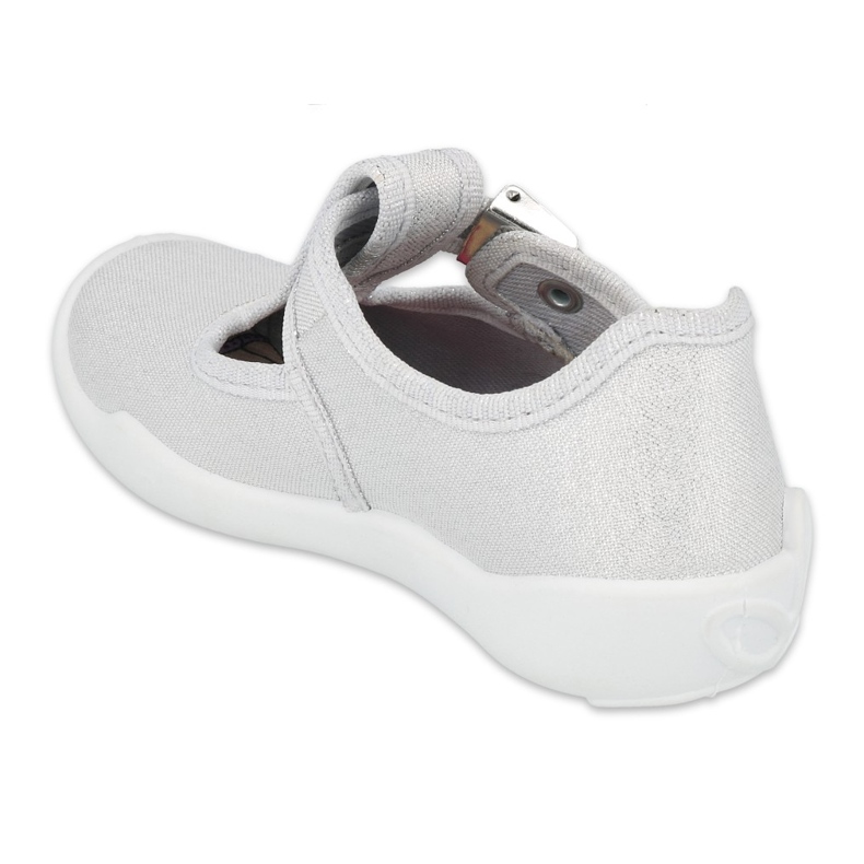 Scarpe per bambini Befado argento bianco 115X001 d'argento grigio 2