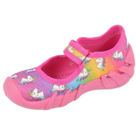 Scarpe per bambini Befado speedy 109P232 viola blu rosa giallo 1