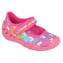Scarpe per bambini Befado speedy 109P232 viola blu rosa giallo 3