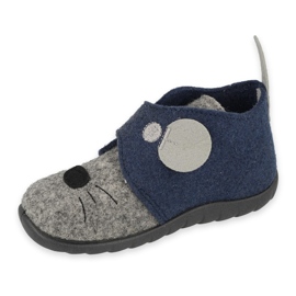 Scarpe per bambini Befado 526P080 blu navy grigio 2