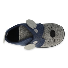 Scarpe per bambini Befado 526P080 blu navy grigio 3