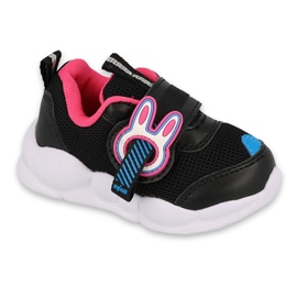 Scarpe per bambini Befado 516P092 nero rosa 4