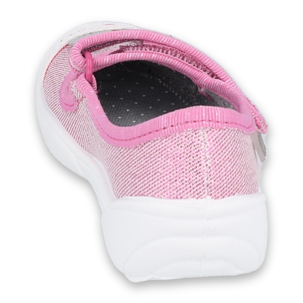 Scarpe per bambini Befado 209P034 rosa d'argento 2