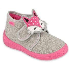 Scarpe per bambini Befado 538P053 rosa grigio 4