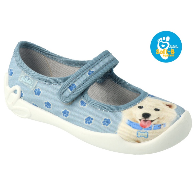 Scarpe per bambini Befado 114Y460 beige blu 1