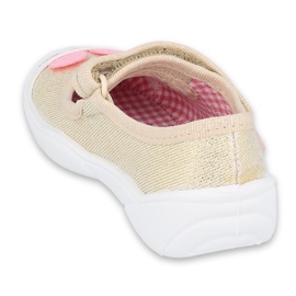 Scarpe per bambini Befado 209P035 rosa d'oro 2