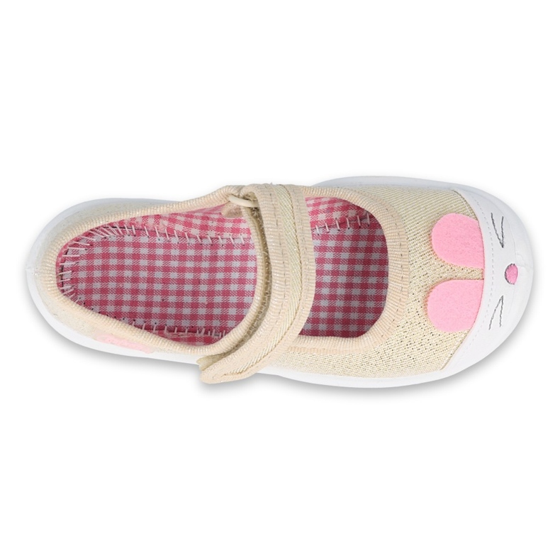 Scarpe per bambini Befado 209P035 rosa d'oro 3