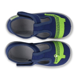 Scarpe per bambini Befado 531P083 blu navy verde 3