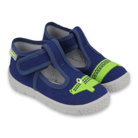 Scarpe per bambini Befado 531P083 blu navy verde 7