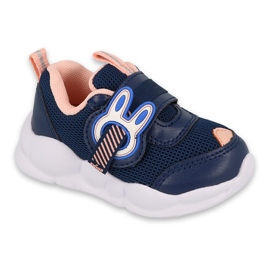 Scarpe per bambini Befado 516P090 blu navy rosa 4