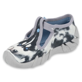 Scarpe per bambini Befado 110P417 bianca nero grigio 1