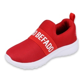 Scarpe per bambini Befado 516X081 bianca rosso 1
