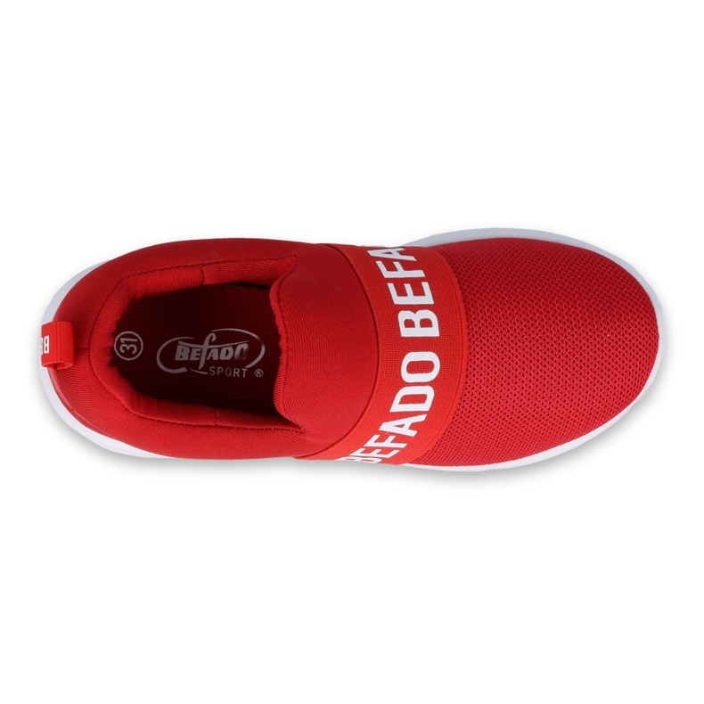 Scarpe per bambini Befado 516X081 bianco rosso 3
