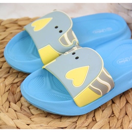 Pantofole in schiuma per bambini Befado blu 152X002 6
