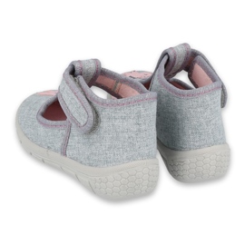Scarpe per bambini Befado 531P072 rosa grigio 5