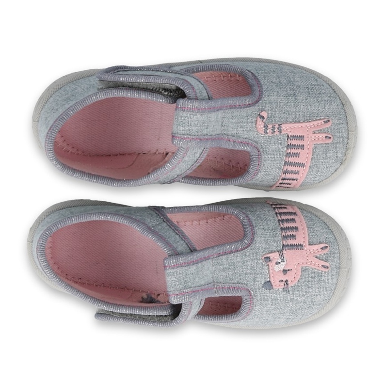 Scarpe per bambini Befado 531P072 rosa grigio 6