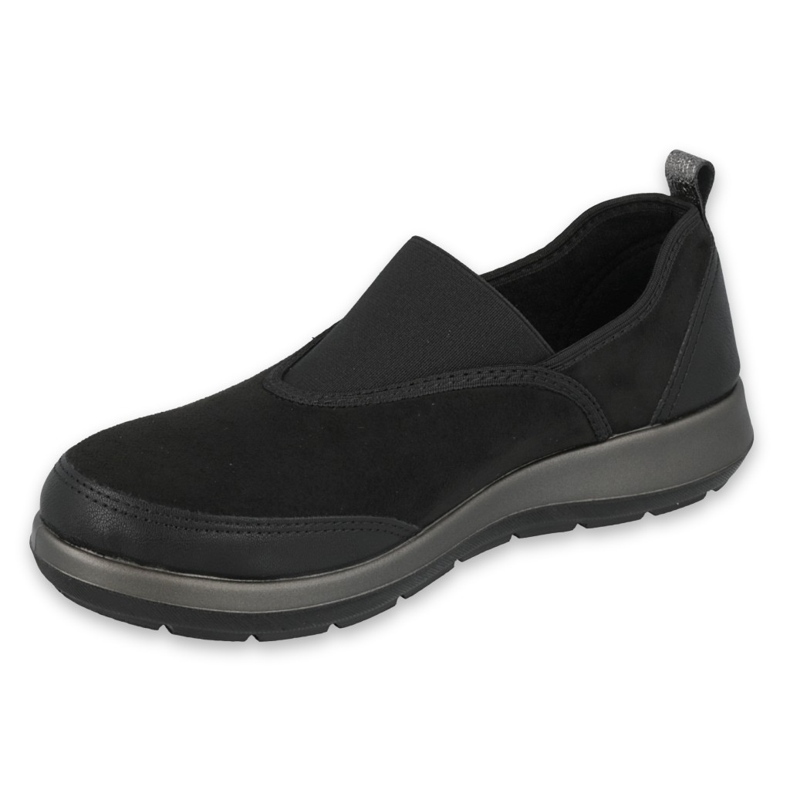 Scarpe da donna Befado 156D006 nero argento 1