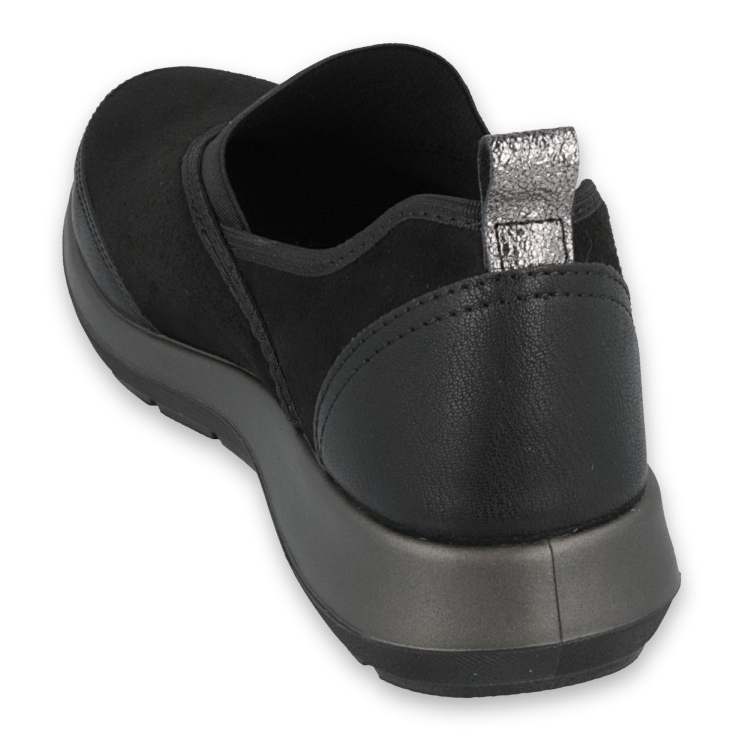 Scarpe da donna Befado 156D006 nero argento 2