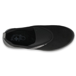 Scarpe da donna Befado 156D006 nero argento 4