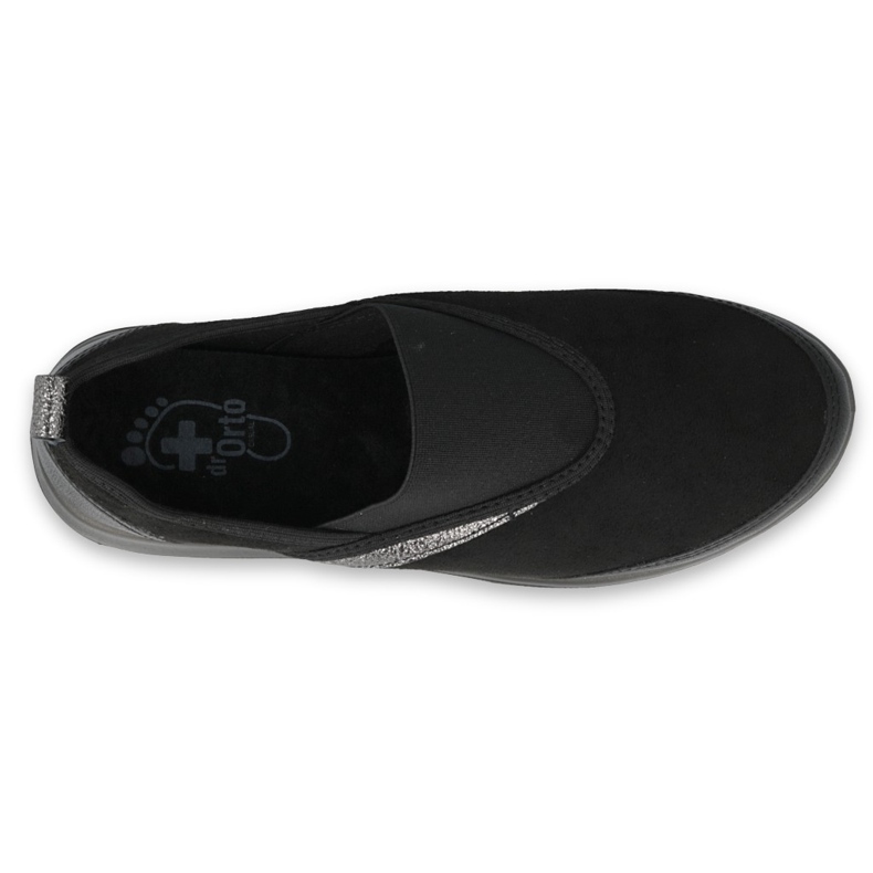 Scarpe da donna Befado 156D006 nero argento 4