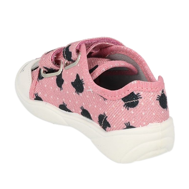 Scarpe da bambino Befado 907P150 GATTI nero rosa d'argento 2