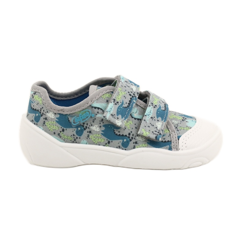 Ciabatte per bambini Befado con velcro 907P156 blu 2