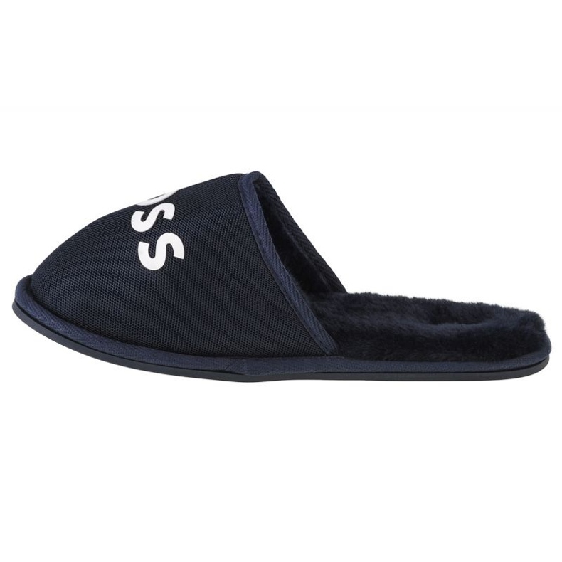 Pantofole con logo Boss J29312-849 blu 1