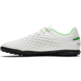 Scarpe da calcio Nike Tiempo Legend 8 Club Tf M AT6109 030 bianco bianco 1
