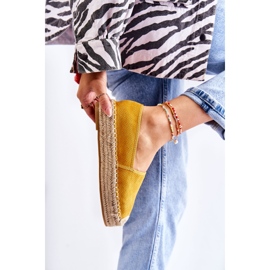PG1 Espadrillas Da Donna Sulla Piattaforma Marise Gialla giallo 1