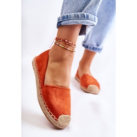 PG1 Espadrillas classiche da donna in camoscio arancione Clarice arancia 1