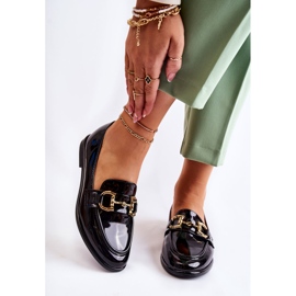 WS1 Mocassini Coriso da donna laccati neri nero 2