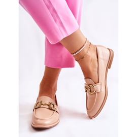 WS1 Mocassini Coriso da donna color carne rosa 2