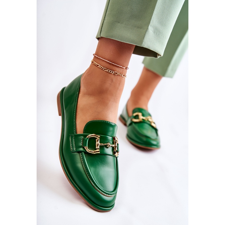 WS1 Mocassini Coriso Verdi da donna verde 1