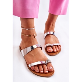 WS1 Infradito da donna in argento laccato Jimena 2