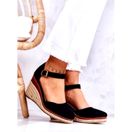 PS1 Espadrillas Nere Da Donna Con Zeppe Tamarill nero 1
