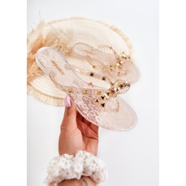 WJ1 Infradito da donna in gomma Monise color carne beige 2