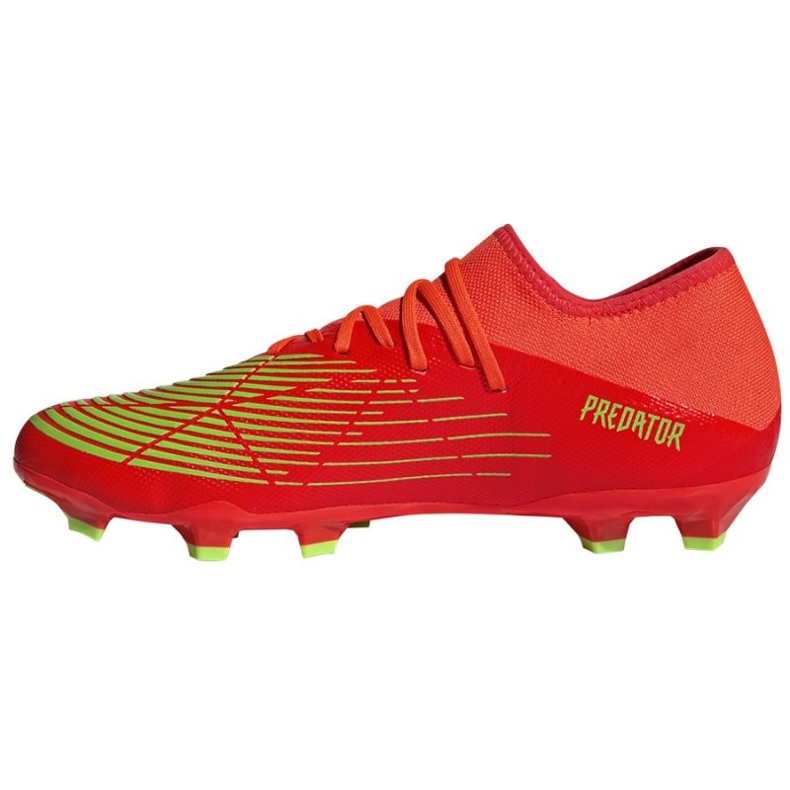 Scarpe Adidas Predator Edge.3 L Fg M GW0994 rosso arance e rossi 1