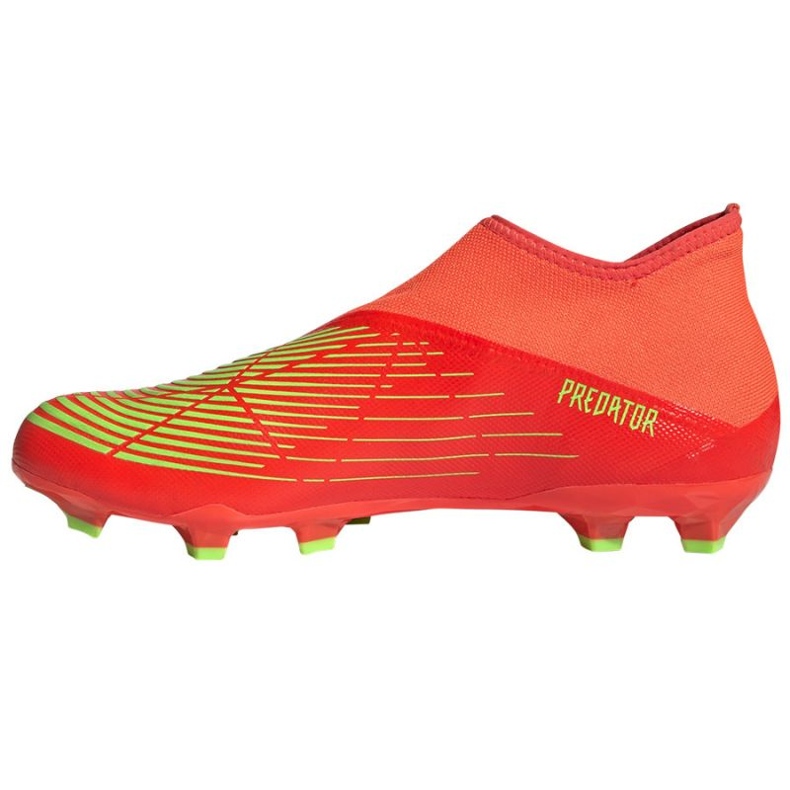 Scarpe Adidas Predator Edge.3 Ll Fg M GW1000 rosso arance e rossi 1