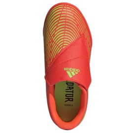 Scarpe Adidas Predator Edge.4 V Tf Jr GV8480 rosso arance e rossi 2