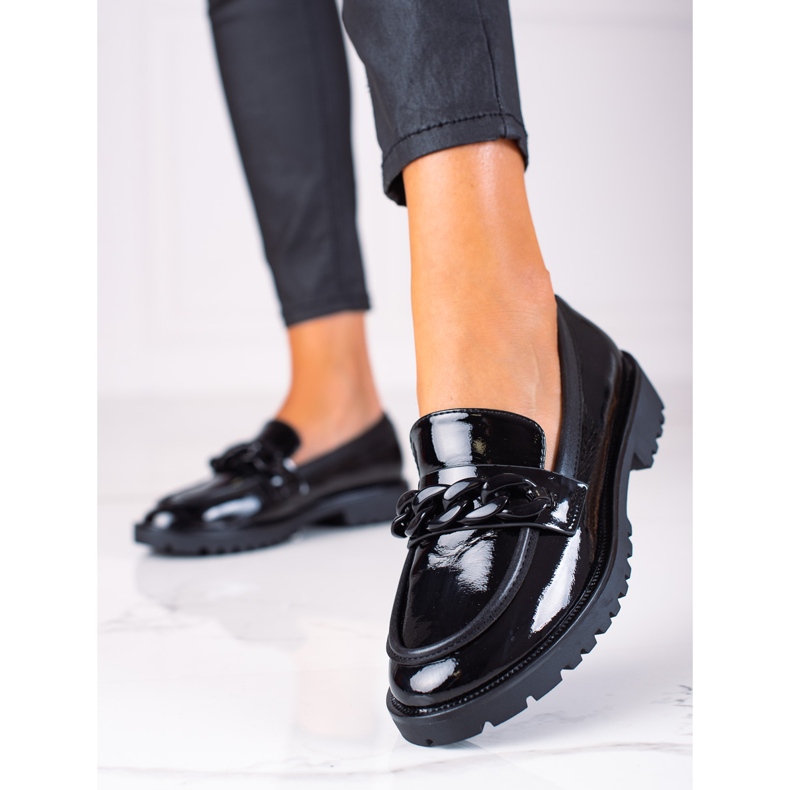 SHELOVET Mocassini alla moda nero 1