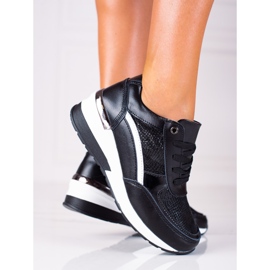 SHELOVET Sneakers da donna nero 2