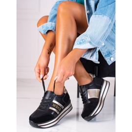 SHELOVET Sneakers da donna nero 1