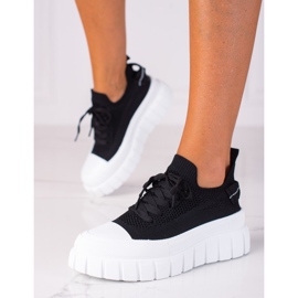 SHELOVET Scarpe Da Ginnastica Su Una Piattaforma Spessa nero 1