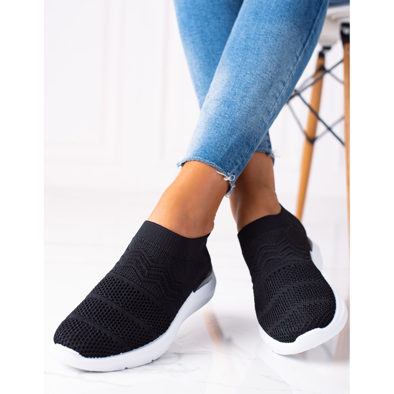 SHELOVET Scarpe da fitness sportive nero 1